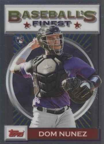 2020 Topps Finest Flashbacks - Dom Nunez #77