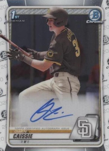 2020 Bowman Draft - Owen Caissie #CDA-OC