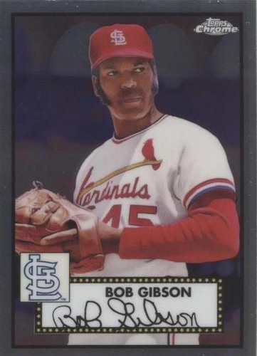 2021 Topps Chrome Platinum Anniversary - Bob Gibson #639