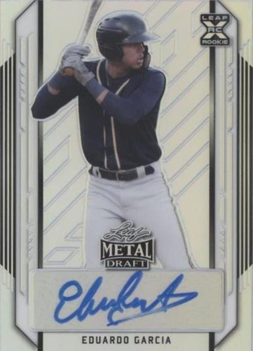 2021 Leaf Metal Draft - Eduardo Garcia #BA-EG1