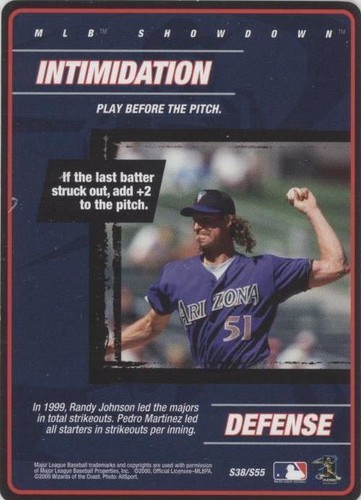 2000 MLB Showdown - Randy Johnson #S38