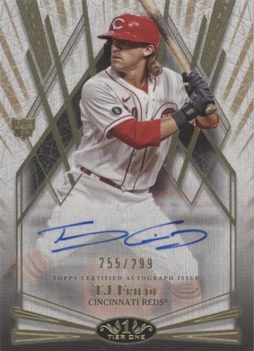 2022 Topps Tier One - T.J. Friedl #BOA-TF