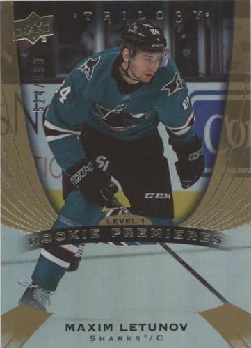 2020-21 Upper Deck Trilogy - Maxim Letunov #55