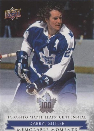 2017 Upper Deck Toronto Maple Leafs Centennial - Darryl Sittler #181
