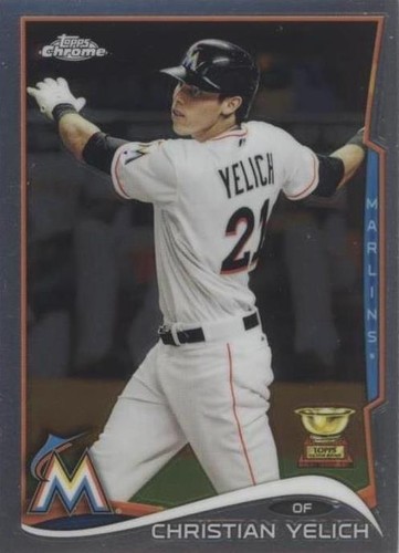 2014 Topps Chrome - Christian Yelich #215