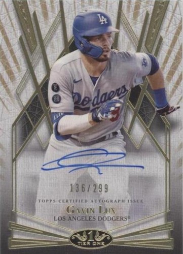 2022 Topps Tier One - Gavin Lux #BOA-GLX