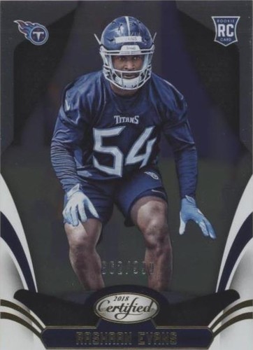 2018 Panini Certified Rashaan Evans #160
