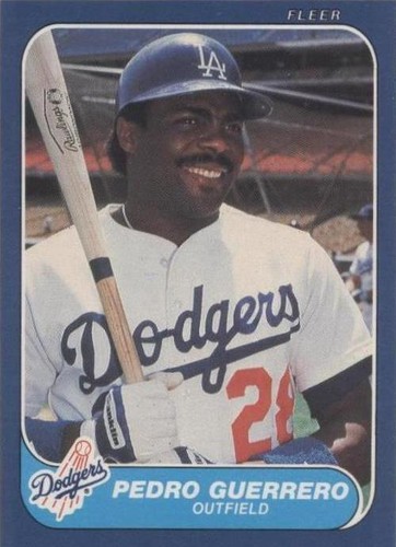 1986 Fleer - Pedro Guerrero #130