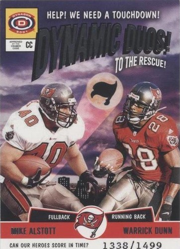 2001 Pacific Dynagon Mike Alstott Warrick Dunn #19