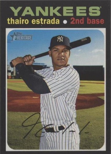2020 Topps Heritage - Thairo Estrada #313