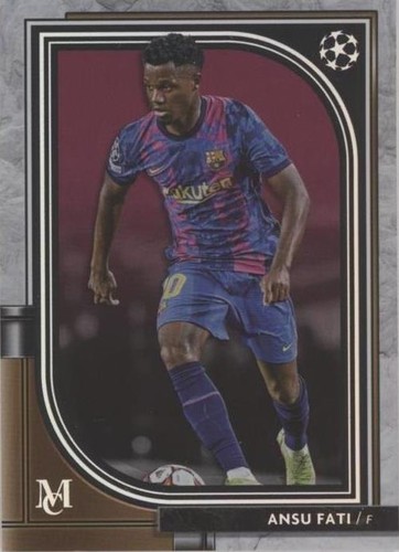 2021-22 Topps Museum Collection UCL Ansu Fati #53