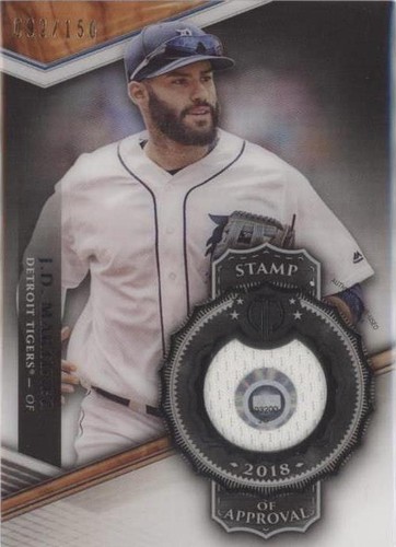 2018 Topps Tribute - J.D. Martinez #SOA-JM