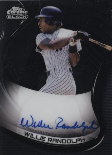 2022 Topps Chrome Black - Willie Randolph #CBA-WR