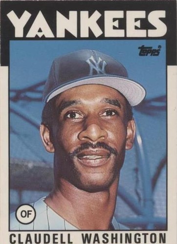 1986 Topps Traded - Claudell Washington #122T