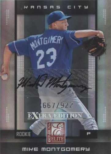 2008 Donruss Elite Extra Edition - Mike Montgomery #150