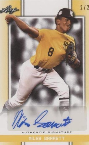 2019 Leaf Perfect Game National Showcase - Miles Garrett #BA-MG3