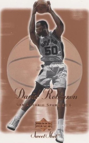 2001-02 Upper Deck Sweet Shot - David Robinson #77