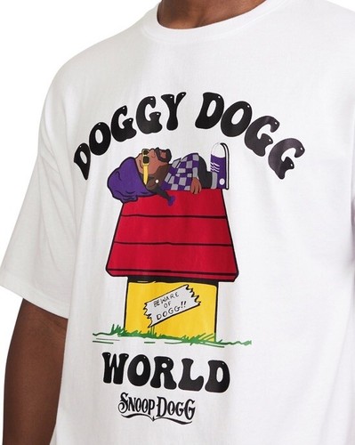 Snoop Doggy Dogg World Unisex Adult White T Shirt Size XXL