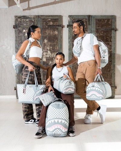 SPRAYGROUND Air To The Throne Jetset Crossover Clutch Handbag | eBay