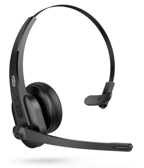 Bluetooth Headset mit Mikrofon für Computer Office Call Center bis 34h Spielzeit