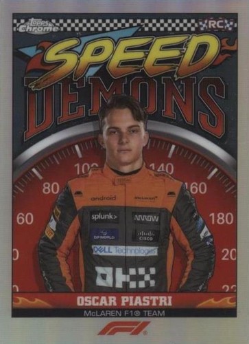 2023 Topps Chrome Formula 1 - Oscar Piastri #SD-OP
