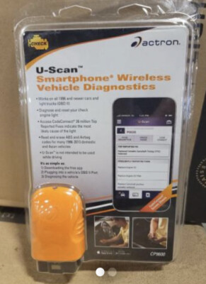 (25) Actron CP9600 U-Scan OBD II and CAN Wireless Smartphone Interface Scan Tool
