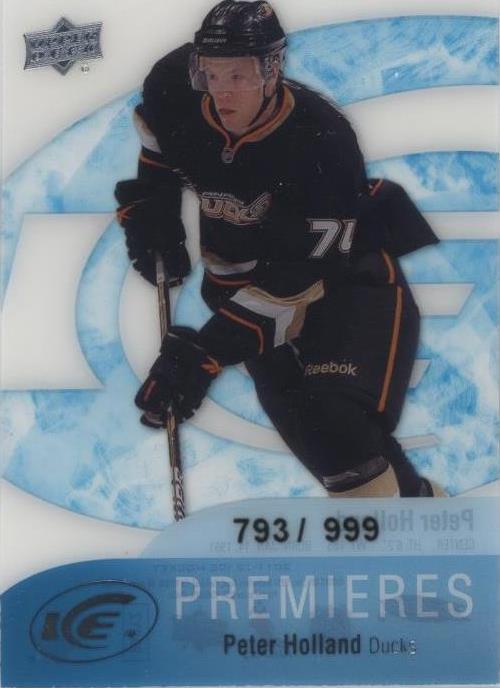 2011-12 Upper Deck Ice Premieres - Peter Holland #73