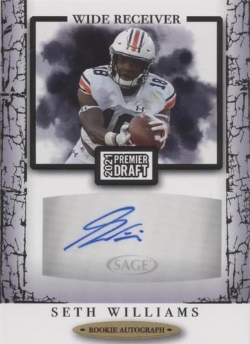 2021 Sage Premier Draft Seth Williams #A133