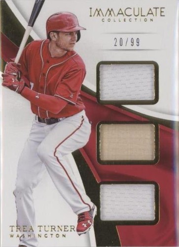 2017 Panini Immaculate Collection - Trea Turner #IT-TT