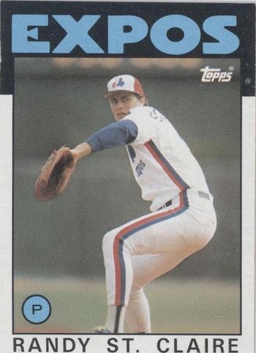 1986 Topps - Randy St. Claire #89