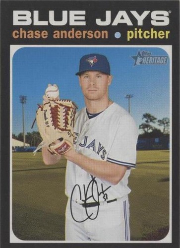 2020 Topps Heritage - Chase Anderson #384