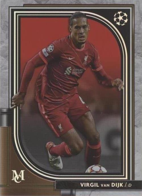 2021-22 Topps Museum Collection UCL Virgil van Dijk #58
