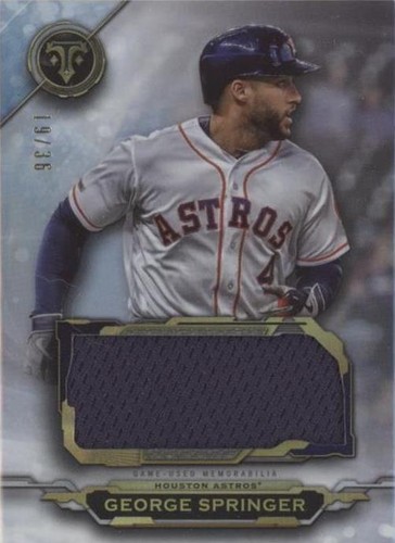 2019 Topps Triple Threads - George Springer #SJR-GSP4