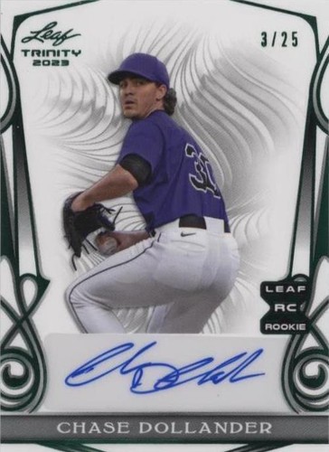 2023 Leaf Trinity - Chase Dollander #BA-CD2