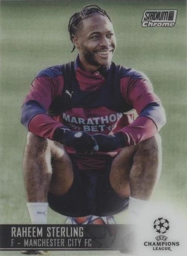 2020-21 Topps Stadium Club Chrome UCL Raheem Sterling #19