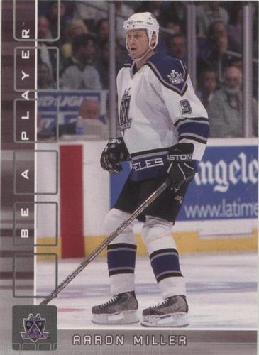 2001-02 In the Game Be A Player Memorabilia - Aaron Miller #39