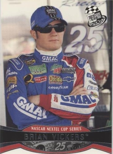 2007 Press Pass - Brian Vickers #20