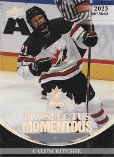 2023 Upper Deck Team Canada Juniors - Calum Ritchie #PM-47