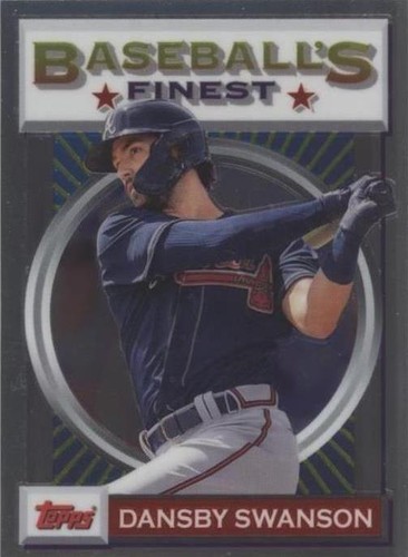 2020 Topps Finest Flashbacks - Dansby Swanson #78