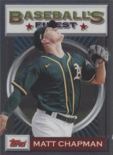 2020 Topps Finest Flashbacks - Matt Chapman #170