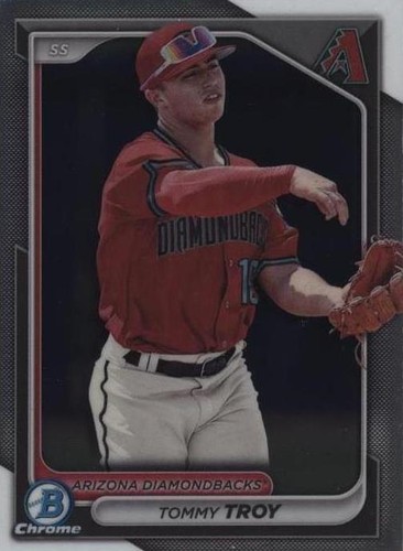 2024 Bowman #BCP-76 Tommy Troy Chrome Prospects Arizona