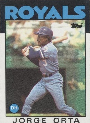 1986 Topps - Jorge Orta #541