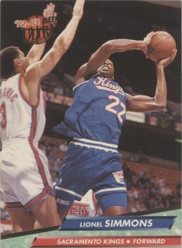 1992-93 Fleer Ultra - Lionel Simmons #159