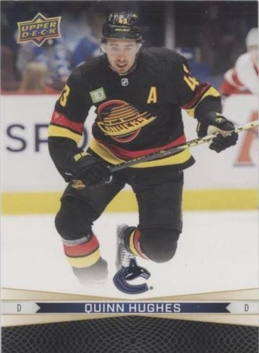 2023-24 Upper Deck Tim Hortons Greatest Duos - J.T. Miller Quinn Hughes #48