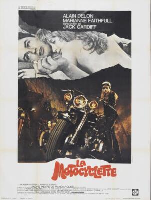 THE GIRL ON A MOTORCYCLE Movie POSTER 27 x 40, Marianne Faithfull, French A