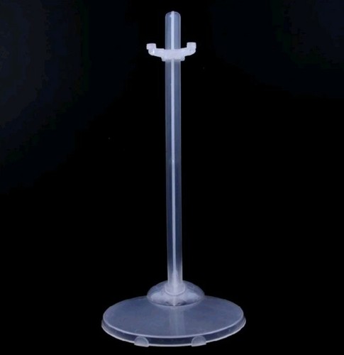 Set Of 10 Plastic Doll Stands