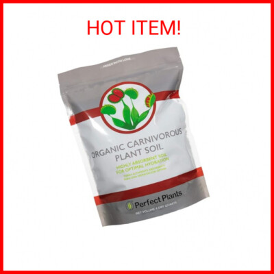 Perfect Plants Carnivorous Plant Soil | 4 Qts. Organic Premium Mix | Use with Ve