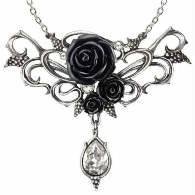 Alchemy Gothic Bacchanal Rose Pendant Necklace   Local Stock   Gothic