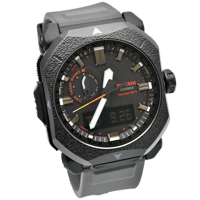 Pre-owned Casio Pro Trek Prw-6900bf-1jf Climber Line Analog Digital Radio Solar Watch