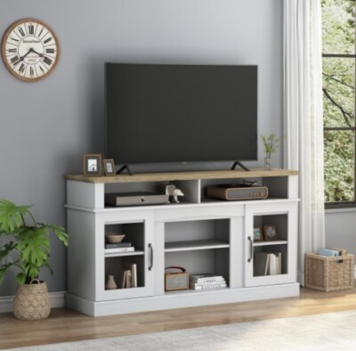 With Storage Cabinet And Shelves For Living Room Bedroom Us